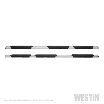 Picture of Westin 2019 Chevrolet Silverado-Sierra 1500 Crew Cab 6-5ft R5 Modular Nerf Step Bars - Polished SS