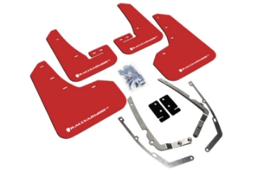 Picture of Rally Armor 15-21 MKVII VW Golf-GTI Red UR Mud Flap w-White Logo