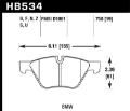 Picture of Hawk 08-12 BMW 128i -06 325i-325Xi -07 328i-328Xi -06 330i-330Xi Front HPS 5-0 Street Brake Pads