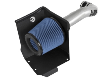 Picture of aFe MagnumFORCE Stage-2 PRO 5R CAI Brushed Alum Tube 14-17 GMC Sierra 1500 5-3L-6-2L w-Electric Fan