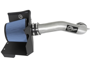 Picture of aFe MagnumFORCE Stage-2 PRO 5R CAI Brushed Alum Tube 14-17 GMC Sierra 1500 5-3L-6-2L w-Electric Fan