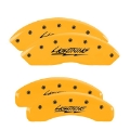 Picture of MGP 4 Caliper Covers Engraved F & R Oval Logo-Ford Yellow Finish Black Char 2005 Ford Expedition