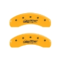 Picture of MGP 4 Caliper Covers Engraved Front & Rear Lightning Yellow Finish Black Char 2000 Ford F-150