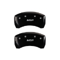 Picture of MGP 4 Caliper Covers Engraved Front & Rear Oval Logo-Ford Yellow Finish Black Char 2011 Ford F-150