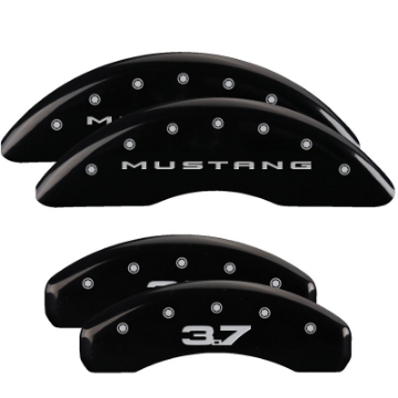 Picture of MGP 2 Caliper Covers Engraved Front Oval Logo-Ford Yellow Finish Blk Char 2004 Ford Focus