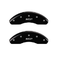 Picture of MGP 4 Caliper Covers Engraved F & R Oval Logo-Ford Yellow Finish Black Char 2003 Ford Crown Victoria