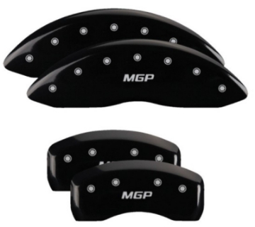 Picture of MGP 4 Caliper Covers Engraved Front & Rear MGP Black Finish Silver Characters 2019 Ford Edge