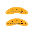 Picture of MGP 4 Caliper Covers Engraved F & R w- Stripes-Dodge Yellow Finish Black Char 2005 Dodge Neon