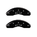 Picture of MGP 4 Caliper Covers Engraved Front & Rear Mopar Yellow Finish Black Char 2001 Dodge Viper