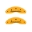 Picture of MGP 4 Caliper Covers Engraved Front & Rear Impala Yellow Finish Black Char 2002 Chevrolet Impala