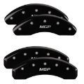 Picture of MGP 4 Caliper Covers Engraved Front & Rear MGP Black Finish Silver Char 2019 Toyota CH-R