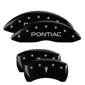 Picture of MGP 4 Caliper Covers Engraved Front & Rear MGP Yellow Finish Black Characters 2009 Pontiac G8