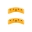 Picture of MGP 4 Caliper Covers Engraved Front Pontiac Rear Arrow Yellow Finish Blk Char 1997 Pontiac Firebird