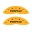 Picture of MGP 4 Caliper Covers Engraved Front Pontiac Rear Gto Yellow Finish Black Char 2004 Pontiac GTO
