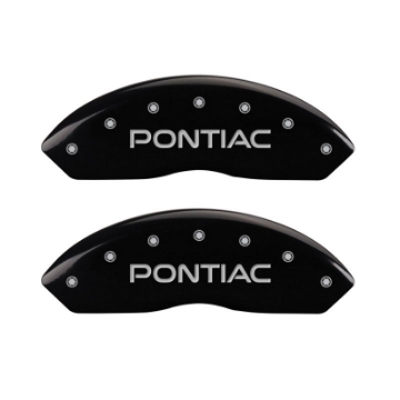 Picture of MGP 4 Caliper Covers Engraved Front Pontiac Rear Arrow Blk Finish Silver Char 2006 Pontiac Solstice
