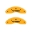 Picture of MGP 4 Caliper Covers Engraved Front & Rear Vtech Yellow Finish Black Char 1998 Honda Prelude