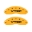 Picture of MGP 4 Caliper Covers Engraved Front & Rear Vtech Yellow Finish Black Char 2007 Honda Accord