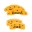 Picture of MGP 4 Caliper Covers Engraved Front Honda Rear CR-V Yellow Finish Black Char 2018 Honda CR-V