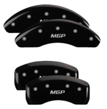 Picture of MGP 4 Caliper Covers Engraved Front & Rear MGP Black Finish Silver Characters 2017 Kia Optima