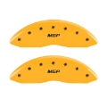 Picture of MGP 4 Caliper Covers Engraved Front & Rear MGP Yellow Finish Black Characters 2003 BMW 525I