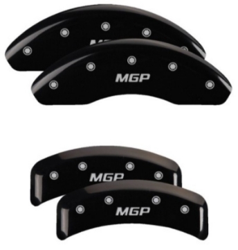 Picture of MGP 4 Caliper Covers Engraved Front & Rear MGP Black Finish Silver Characters 1992 BMW 318is