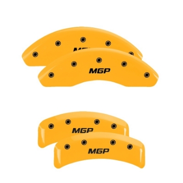 Picture of MGP 4 Caliper Covers Engraved Front & Rear MGP Yellow Finish Black Characters 1991 BMW 325