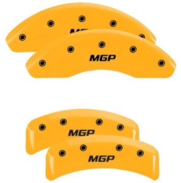 Picture of MGP 4 Caliper Covers Engraved Front & Rear MGP Yellow Finish Black Characters 1991 BMW 325
