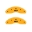 Picture of MGP 4 Caliper Covers Engraved Front & Rear MGP Yellow Finish Black Char 2001 Mercedes-Benz SLK320