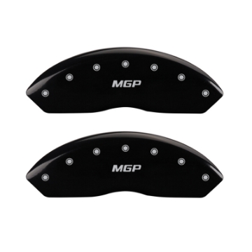 Picture of MGP 4 Caliper Covers Engraved Front & Rear MGP Black Finish Silver Char 2009 Mercedes-Benz C300