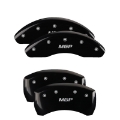 Picture of MGP 4 Caliper Covers Engraved Front & Rear Mopar Yellow Finish Black Char 2001 Chrysler PT Cruiser