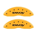 Picture of MGP 4 Caliper Covers Engraved Front & Rear Envoy Yellow Finish Black Char 2009 GMC Envoy