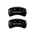 Picture of MGP 4 Caliper Covers Engraved Front & Rear Denali Black Finish Silver Char 2019 GMC Arcadia
