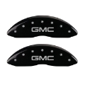 Picture of MGP 2 Caliper Covers Engraved Front GMC Black Finish Silver Characters 2008 GMC Canyon