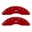Picture of MGP 2 Caliper Covers Engraved Front MGP Red Finish Silver Characters 2007 GMC Canyon