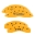 Picture of MGP 4 Caliper Covers Engraved Front Cadillac Rear CTS4 Yellow Finish Black Char 2016 Cadillac CTS