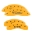 Picture of MGP 4 Caliper Covers Engraved Front Cadillac Rear CTS Yellow Finish Black Char 2014 Cadillac CTS