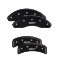 Picture of MGP 4 Caliper Covers Engraved Fr Lincoln Rr Star Logo Red Finish Sil Char 2018 Lincoln Continental