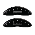Picture of MGP 4 Caliper Covers Engraved Fr Lincoln Rr Star Logo Blk Finish Silver Char 17 Lincoln Continental