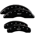 Picture of MGP 4 Caliper Covers Engraved Front & Rear MGP Black Finish Silver Char 2005 Lexus LS430