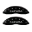 Picture of MGP 4 Caliper Covers Engraved Front & Rear Acura Black Finish Silver Char 2017 Acura ILX