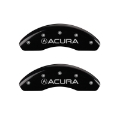 Picture of MGP 4 Caliper Covers Engraved Front Acura Rear ILX Black Finish Silver Char 2017 Acura ILX
