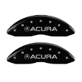 Picture of MGP 4 Caliper Covers Engraved Front Acura Rear MDX Black Finish Silver Char 2017 Acura MDX