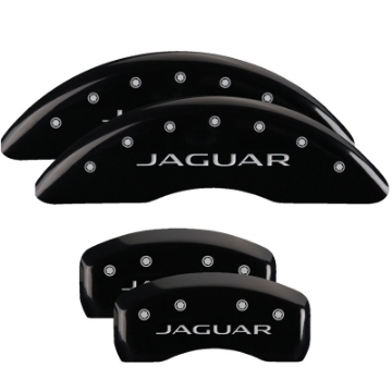 Picture of MGP 4 Caliper Covers Engraved Front & Rear MGP Black Finish Silver Characters 2017 Acura MDX
