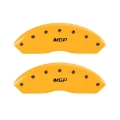 Picture of MGP 2 Caliper Covers Engraved Front MGP Yellow Finish Black Characters 2006 Jeep Wrangler