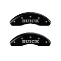 Picture of MGP 4 Caliper Covers Engraved Front Buick Rear Black Finish Silver Char 2017 Buick Cascada
