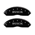 Picture of MGP 4 Caliper Covers Engraved Front Buick Rear Black Finish Silver Char 2017 Buick Envision