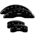 Picture of MGP 4 Caliper Covers Engraved Front & Rear MGP Black Finish Silver Char 2018 Genesis G80