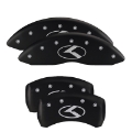 Picture of MGP 4 Caliper Covers Engraved Front & Rear MGP Red Finish Silver Characters 2018 Genesis G80