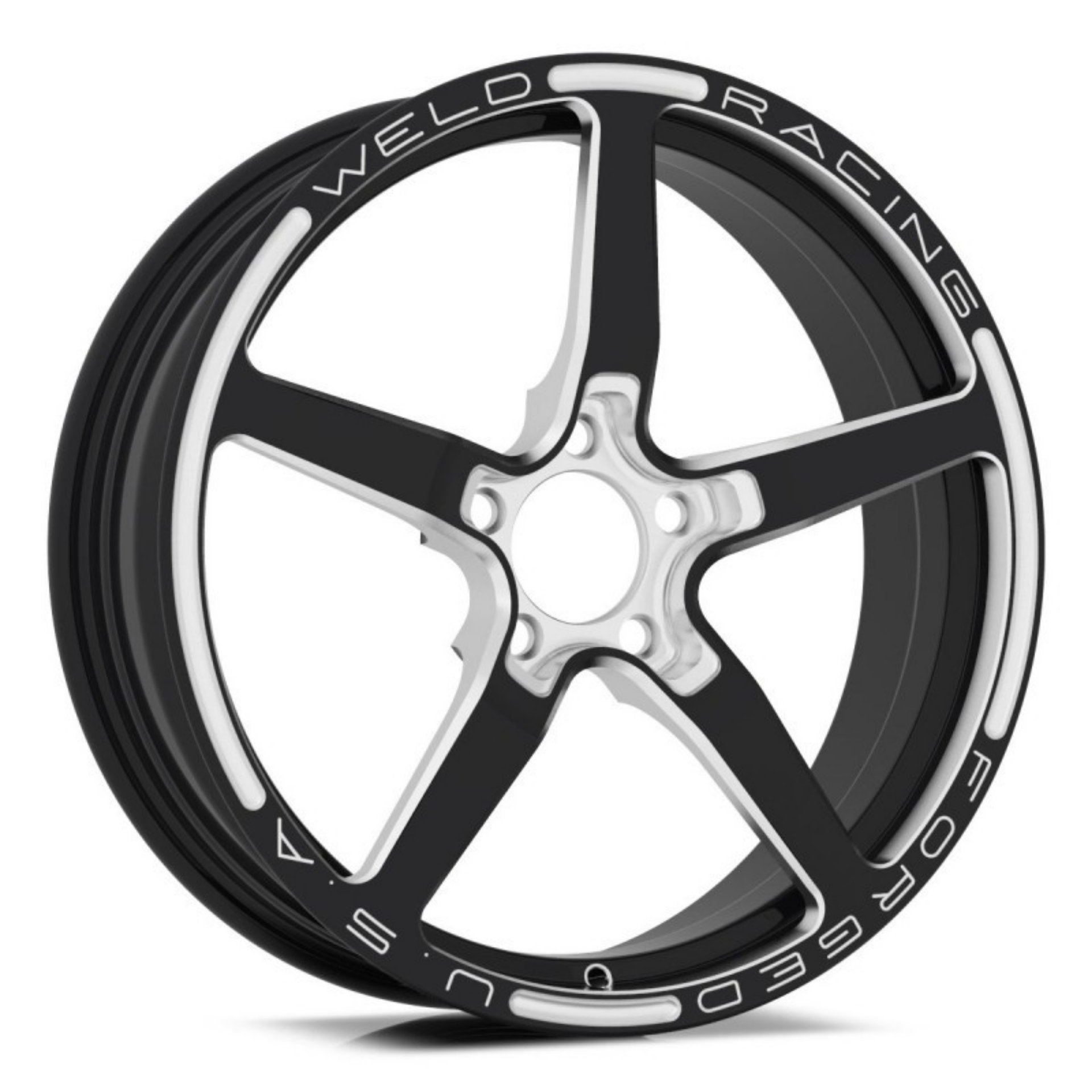 Picture of Weld Alumastar 1-Piece 18x6 - 5x4-75 BP - 2-7in- BS Black Wheel