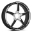 Picture of Weld Alumastar 1-Piece 18x6 - 5x4-75 BP - 2-7in- BS Black Wheel